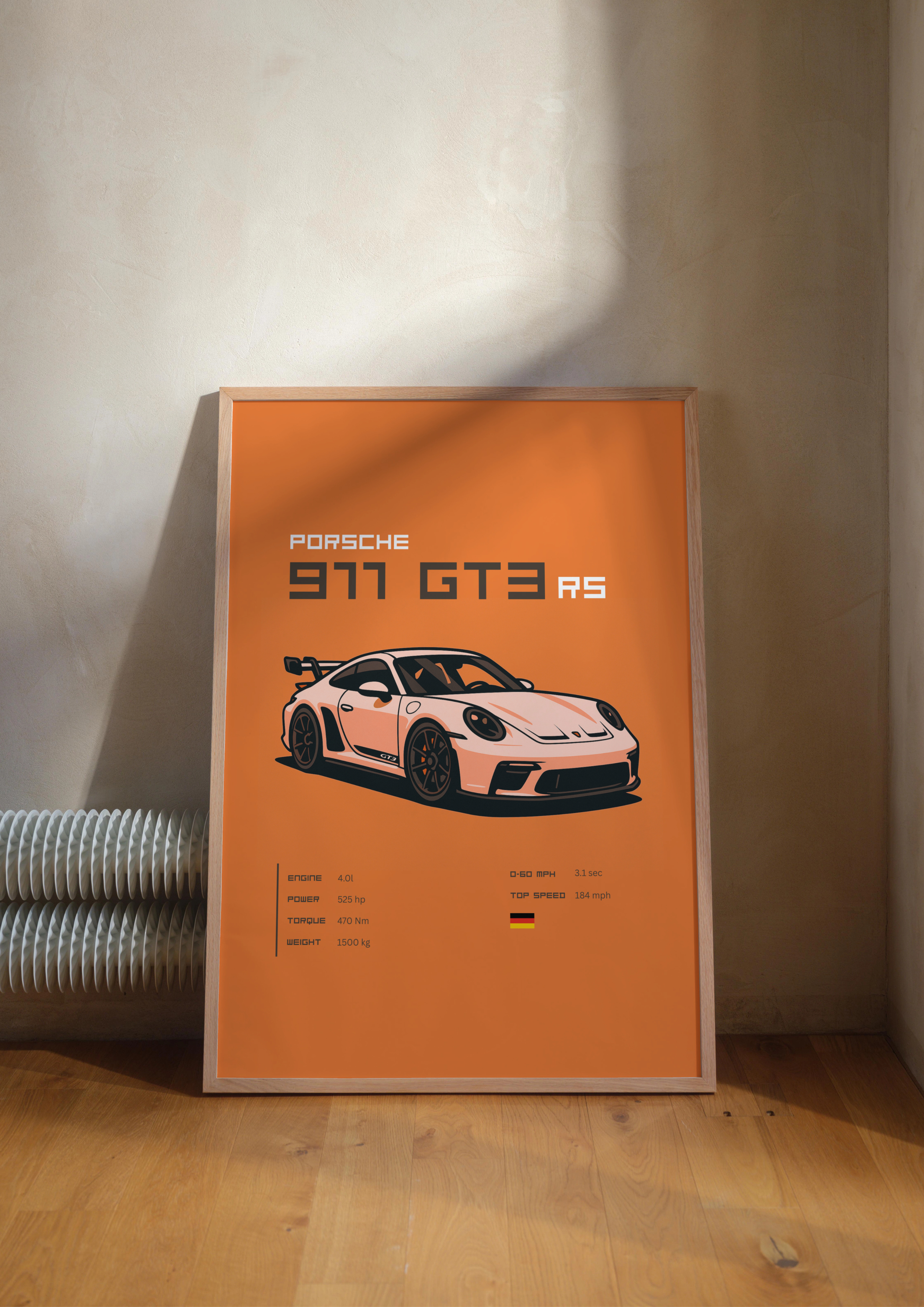 Porsche 911 GT3 RS Poster