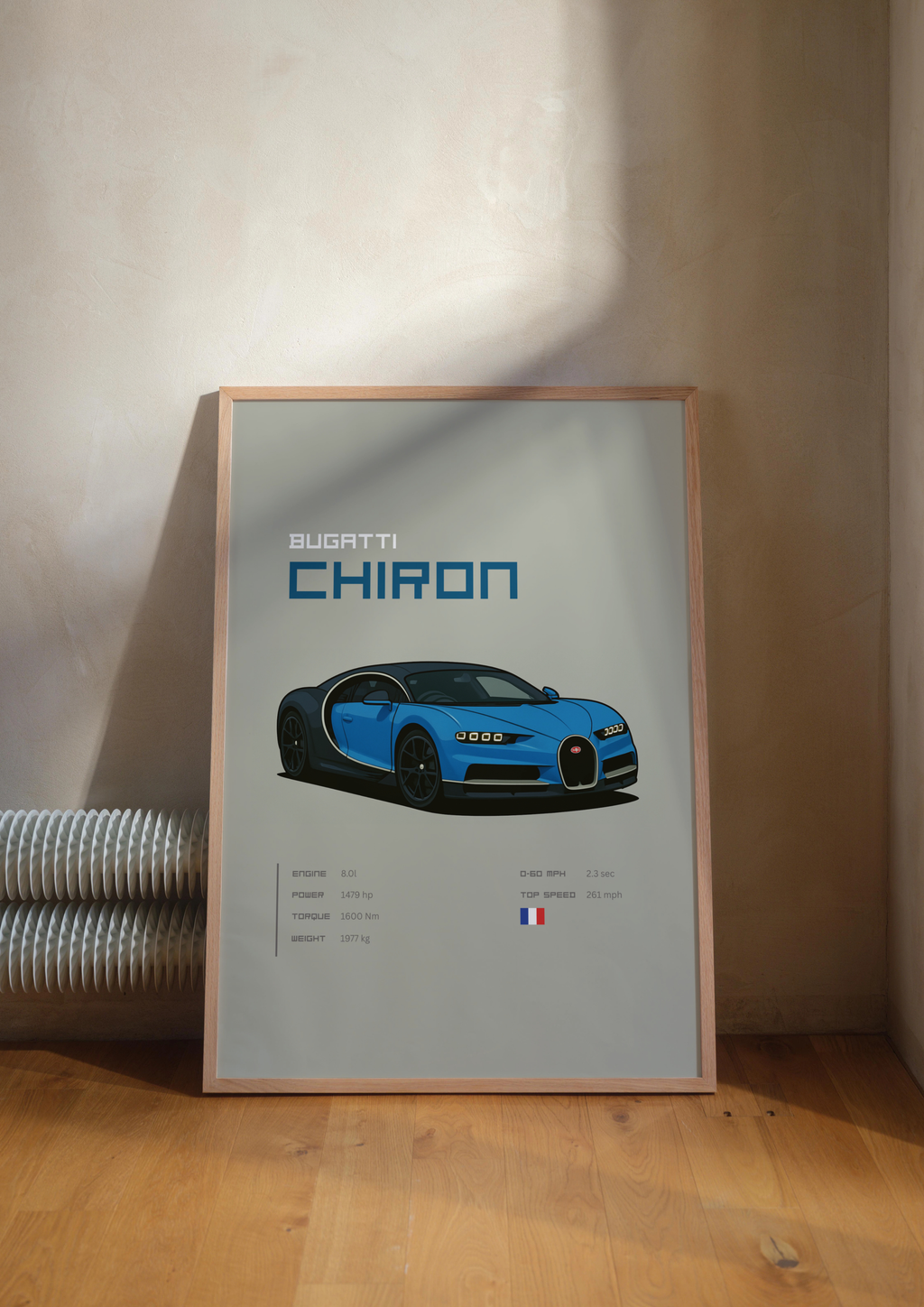 Bugatti Chiron Poster