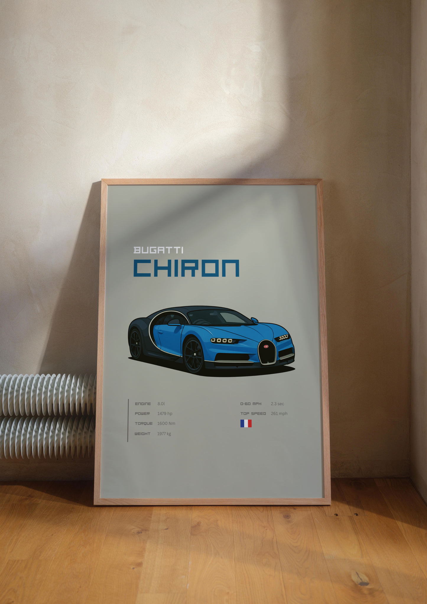 Bugatti Chiron Poster
