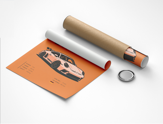 Porsche 911 GT3 RS Poster