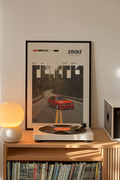 BMW M Sport Retro Poster